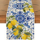 Lemon Pattern Table Runner